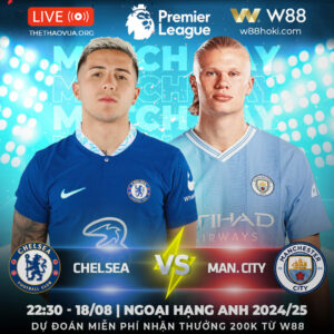 Read more about the article [W88 – MINIGAME] | CHELSEA – MAN CITY | CƠN ÁC MỘNG CỦA THE BLUES