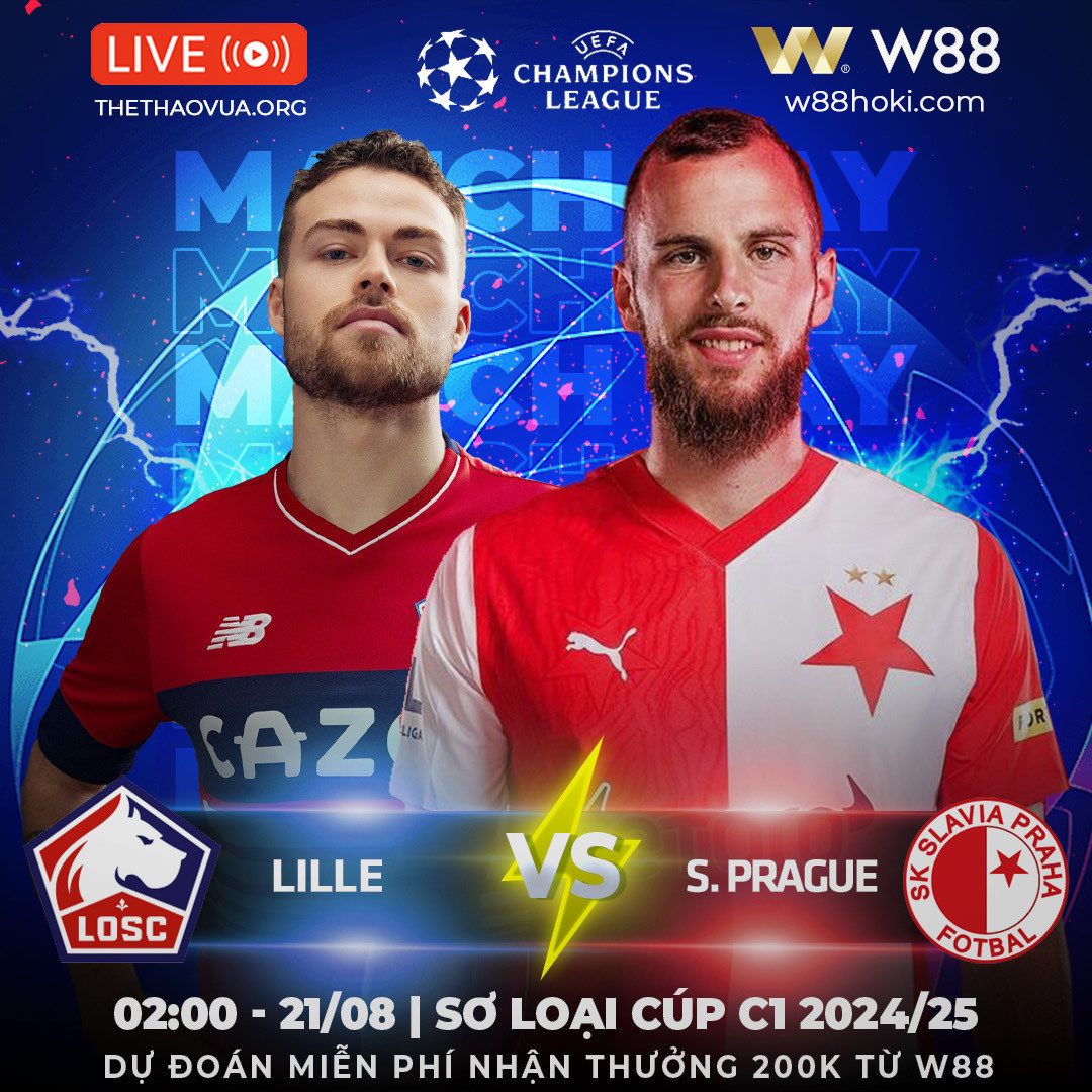 You are currently viewing [W88 – MINIGAME] | LILLE VS SLAVIA PRAGUE | SỚM VƯƠN LÊN