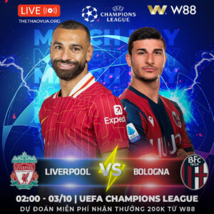 Read more about the article [W88 – MINIGAME] LIVERPOOL – BOLOGNA | CHẠY ĐÂU CHO THOÁT