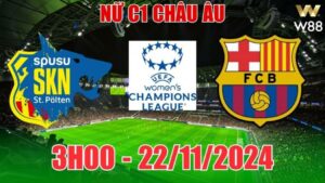 Read more about the article [NHẬN ĐỊNH BÓNG ĐÁ] ST. POLTEN (W) VS BARCELONA (W)| 03:00, 22/11 | UEFA WOMEN’S CHAMPIONS LEAGUE