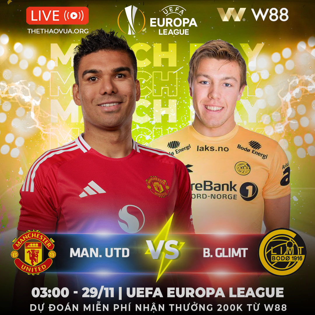 You are currently viewing [W88 – MINIGAME] MANCHESTER UNITIED – BODO GLIMT | “QUỶ ĐỎ” CHIẾN HẾT CÔNG LỰC