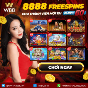 Read more about the article 8,888 VÒNG QUAY MIỄN PHÍ ĐANG CHỜ ĐÓN THÀNH VIÊN MỚI THAM GIA TẠI SLOT PLAY’N GO W88!